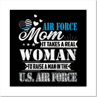 Proud Mom U.S. Air Force - USAF Air Force Family Gift Posters and Art